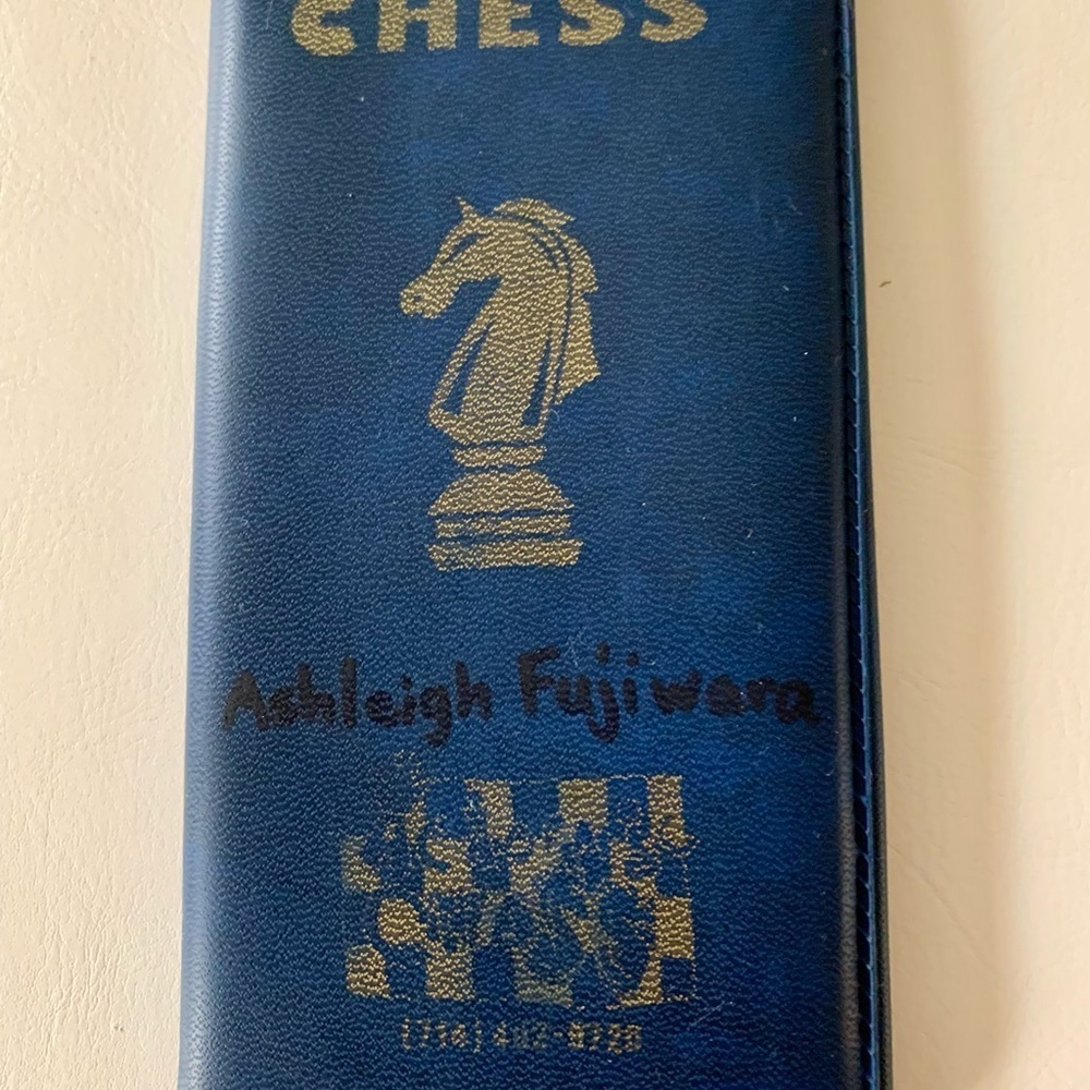 Vintage packable chess board - Picture 7 of 8